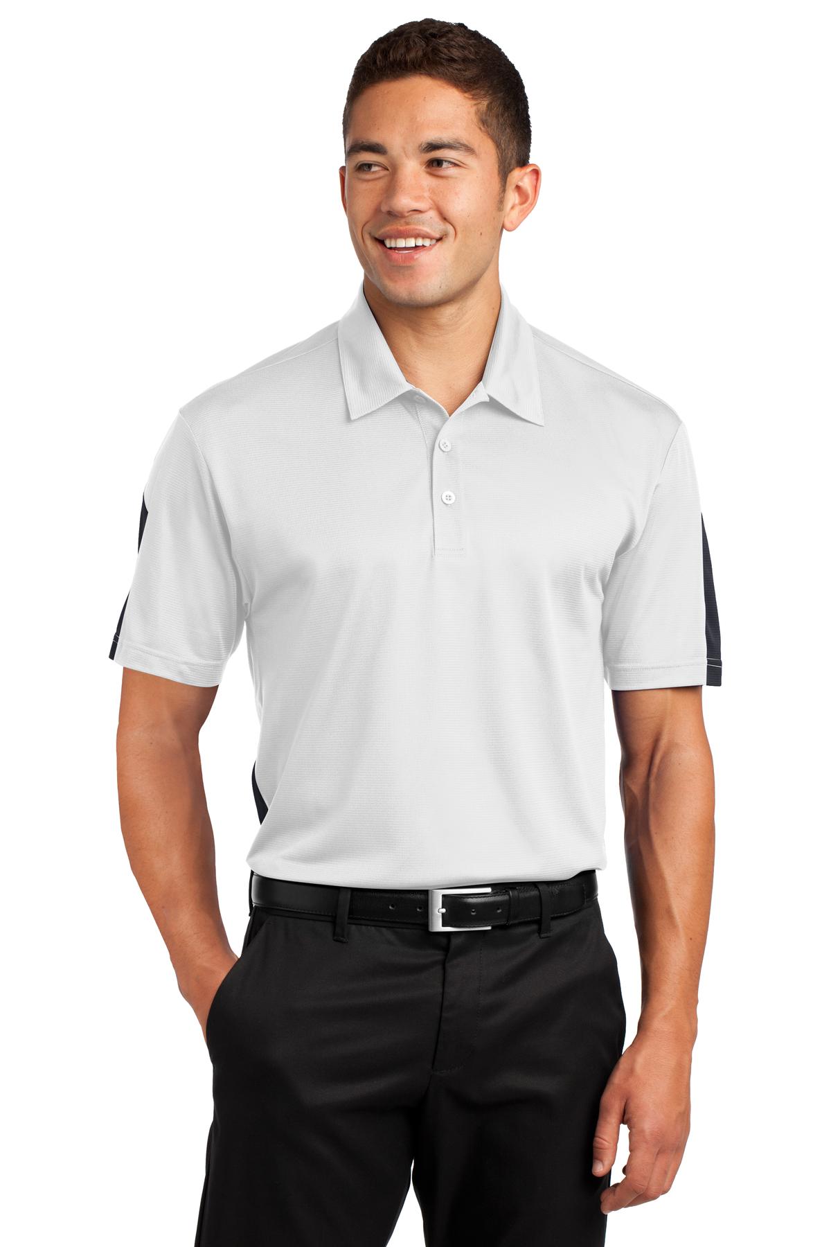 Sport-Tek® PosiCharge® Active Textured Colorblock Polo