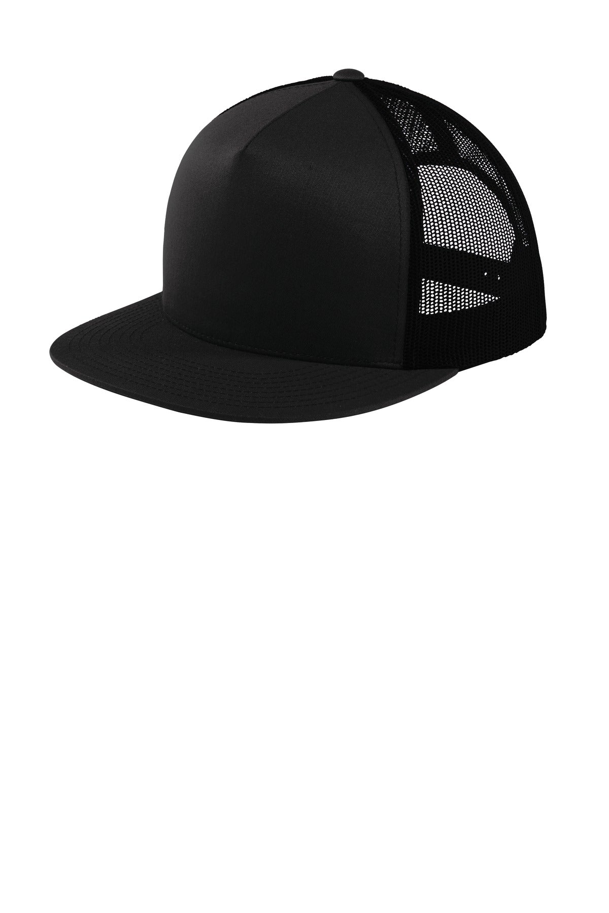 Sport-Tek® YP Classics® 5-Panel Classic Trucker Mesh Back Cap