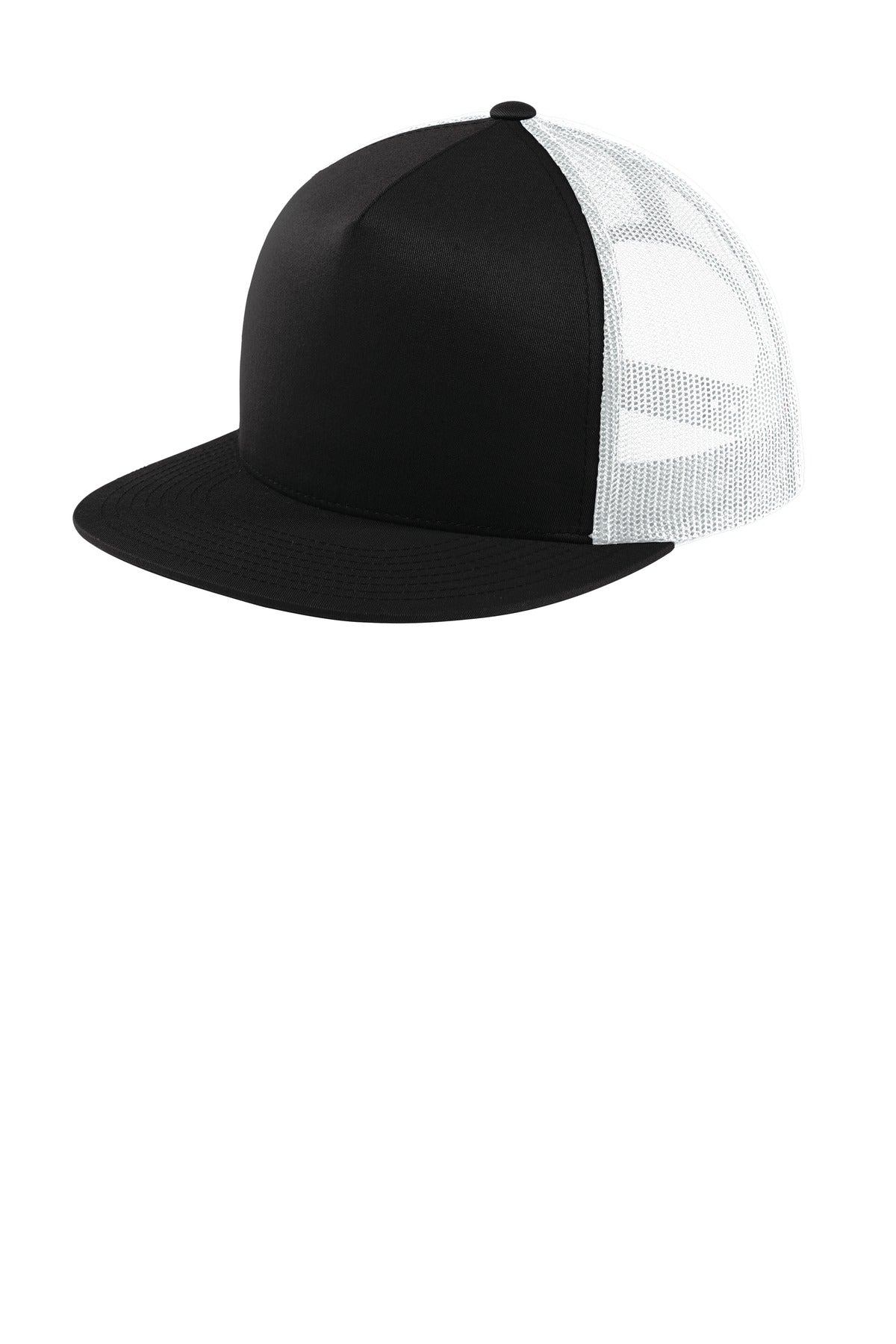 Sport-Tek® YP Classics® 5-Panel Classic Trucker Mesh Back Cap