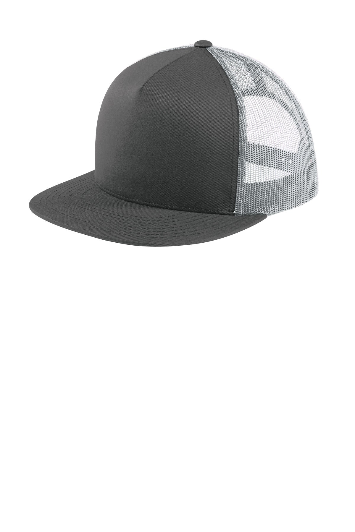 Sport-Tek® YP Classics® 5-Panel Classic Trucker Mesh Back Cap