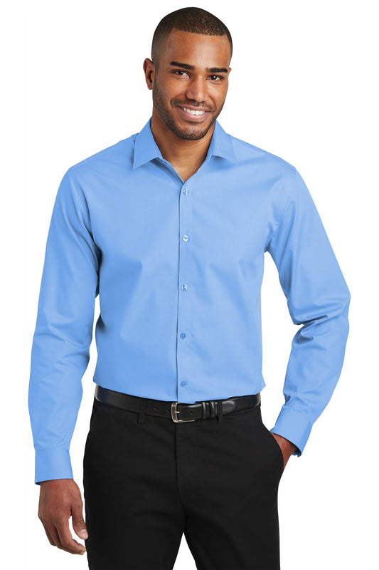 Port Authority® Slim Fit Carefree Poplin Shirt