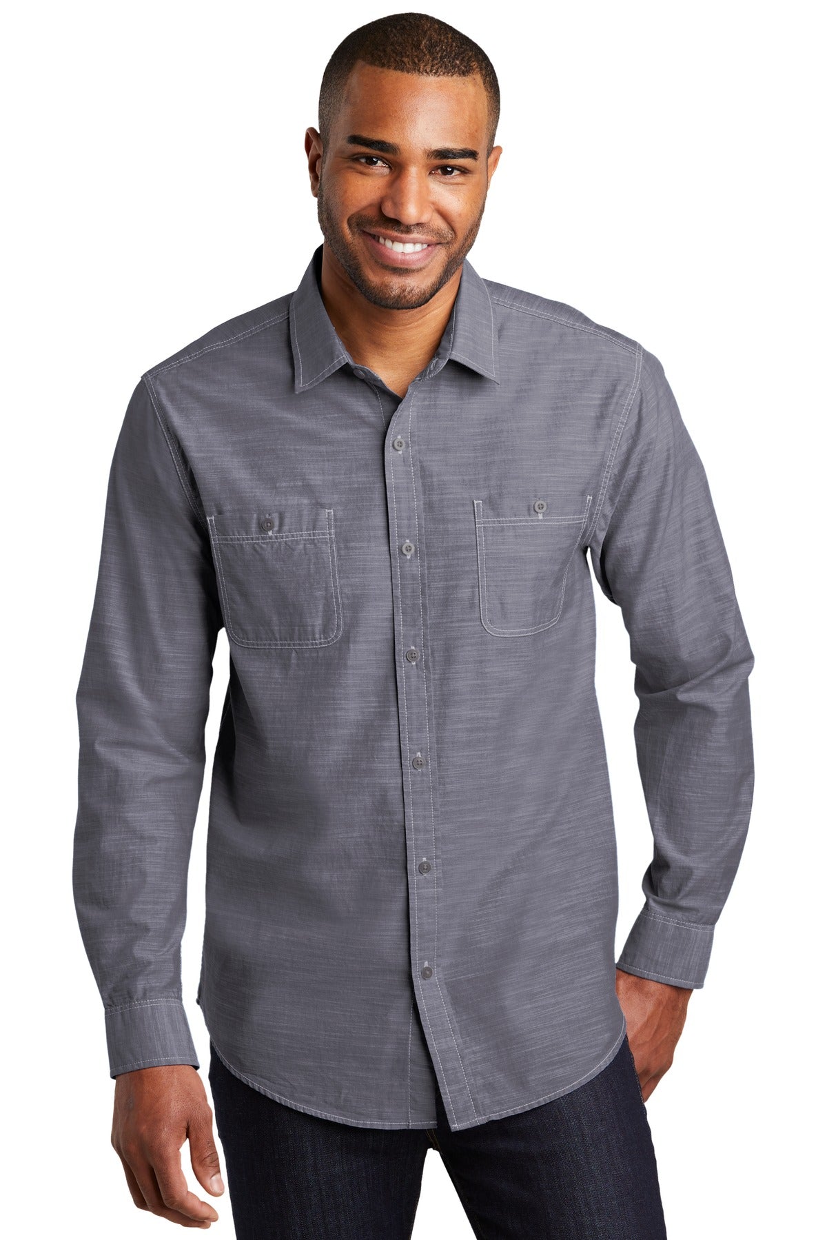 Port Authority® Slub Chambray Shirt