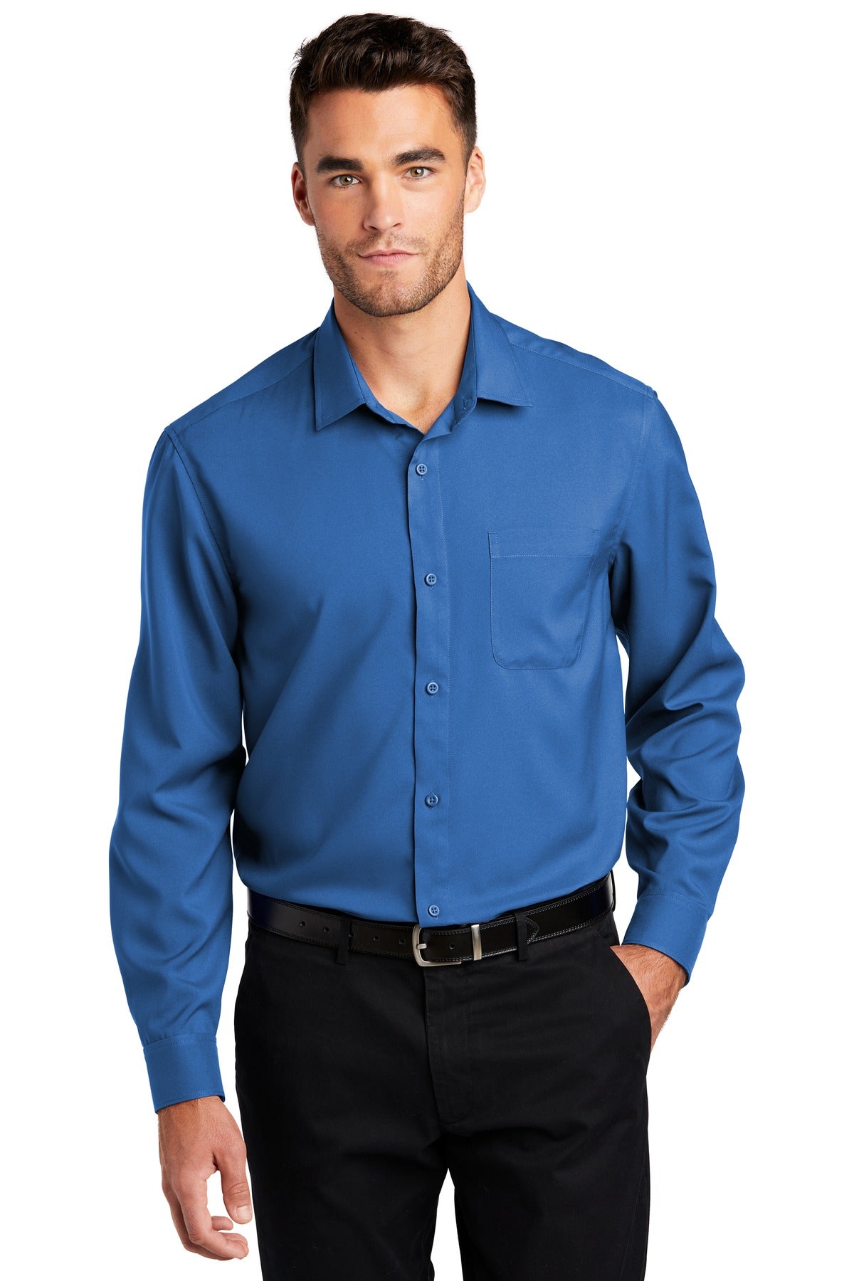 Port Authority® Long Sleeve Performance Staff Shirt