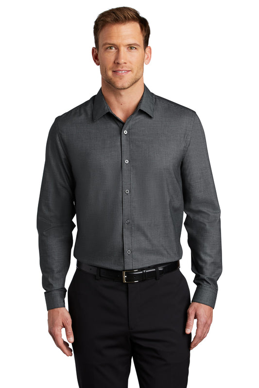 Port Authority® Pincheck Easy Care Shirt