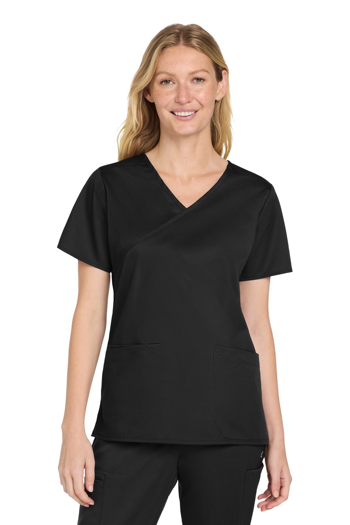 Wink® Women's WorkFlex Mock Wrap Top