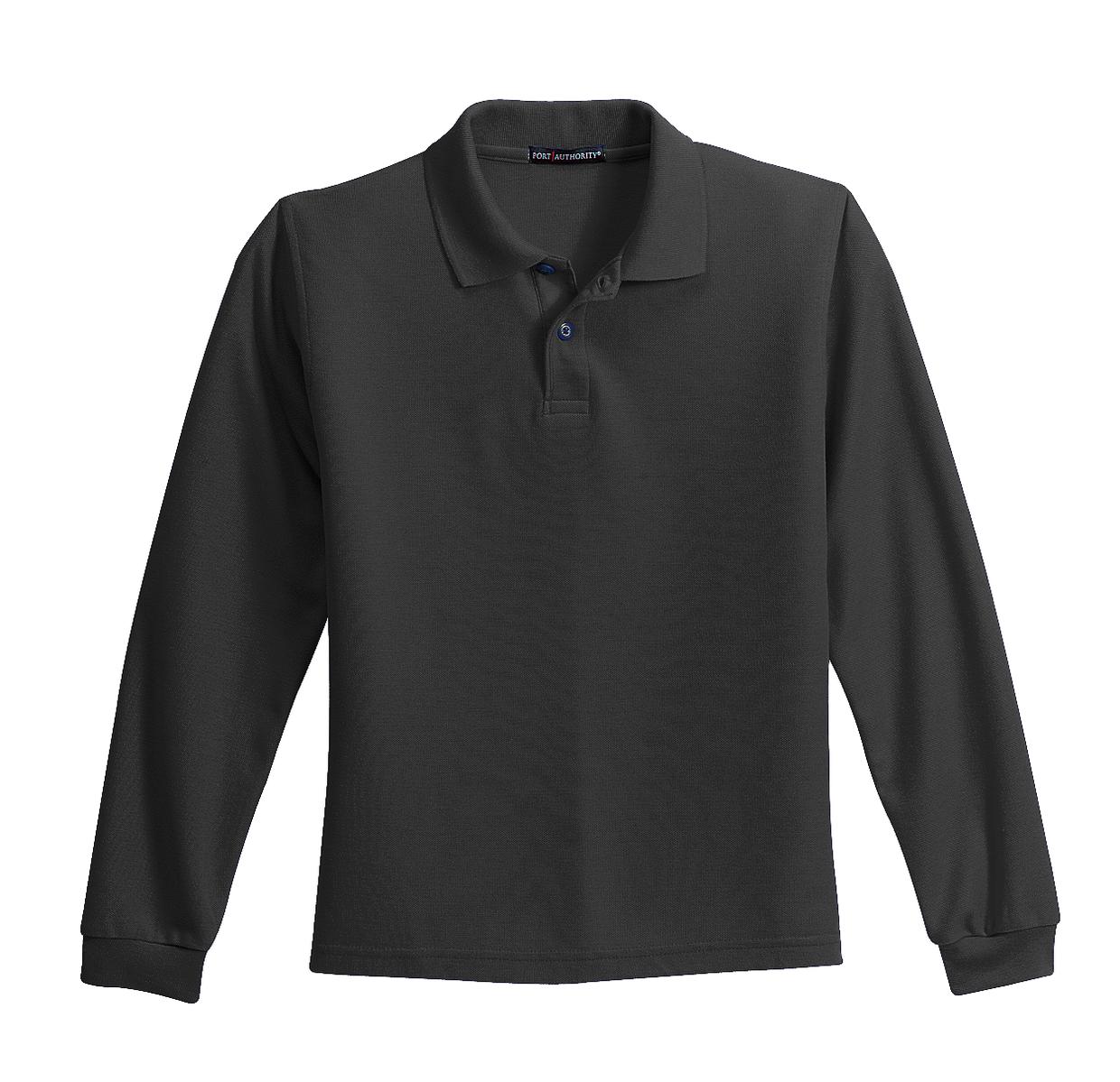 Port Authority® Youth Long Sleeve Silk Touch Polo