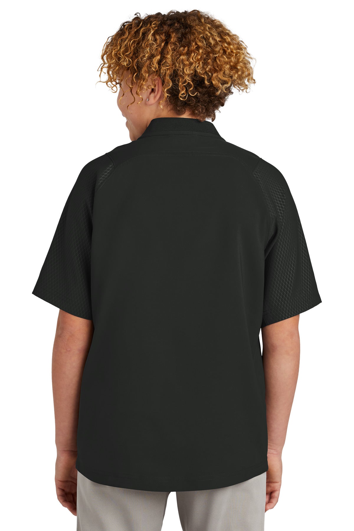 New Era® Youth Cage Short Sleeve 1/4-Zip Jacket