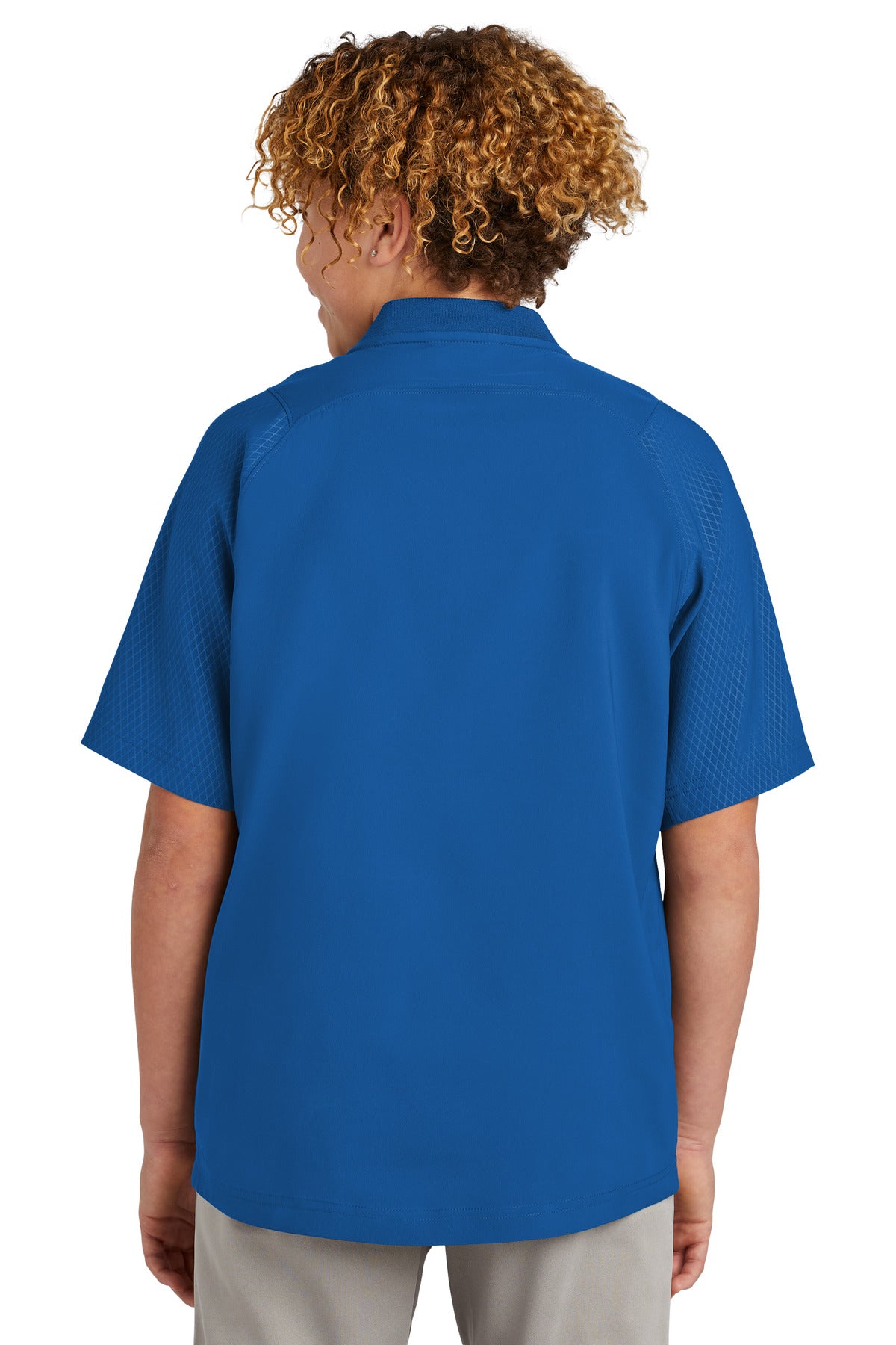 New Era® Youth Cage Short Sleeve 1/4-Zip Jacket