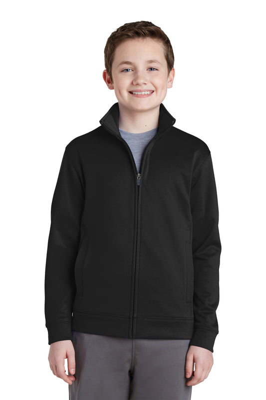 Sport-Tek® Youth Sport-Wick® Fleece Full-Zip Jacket