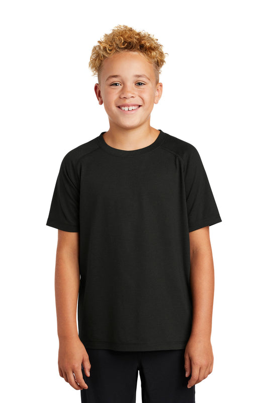 Sport-Tek® Youth PosiCharge® Tri-Blend Wicking Raglan Tee