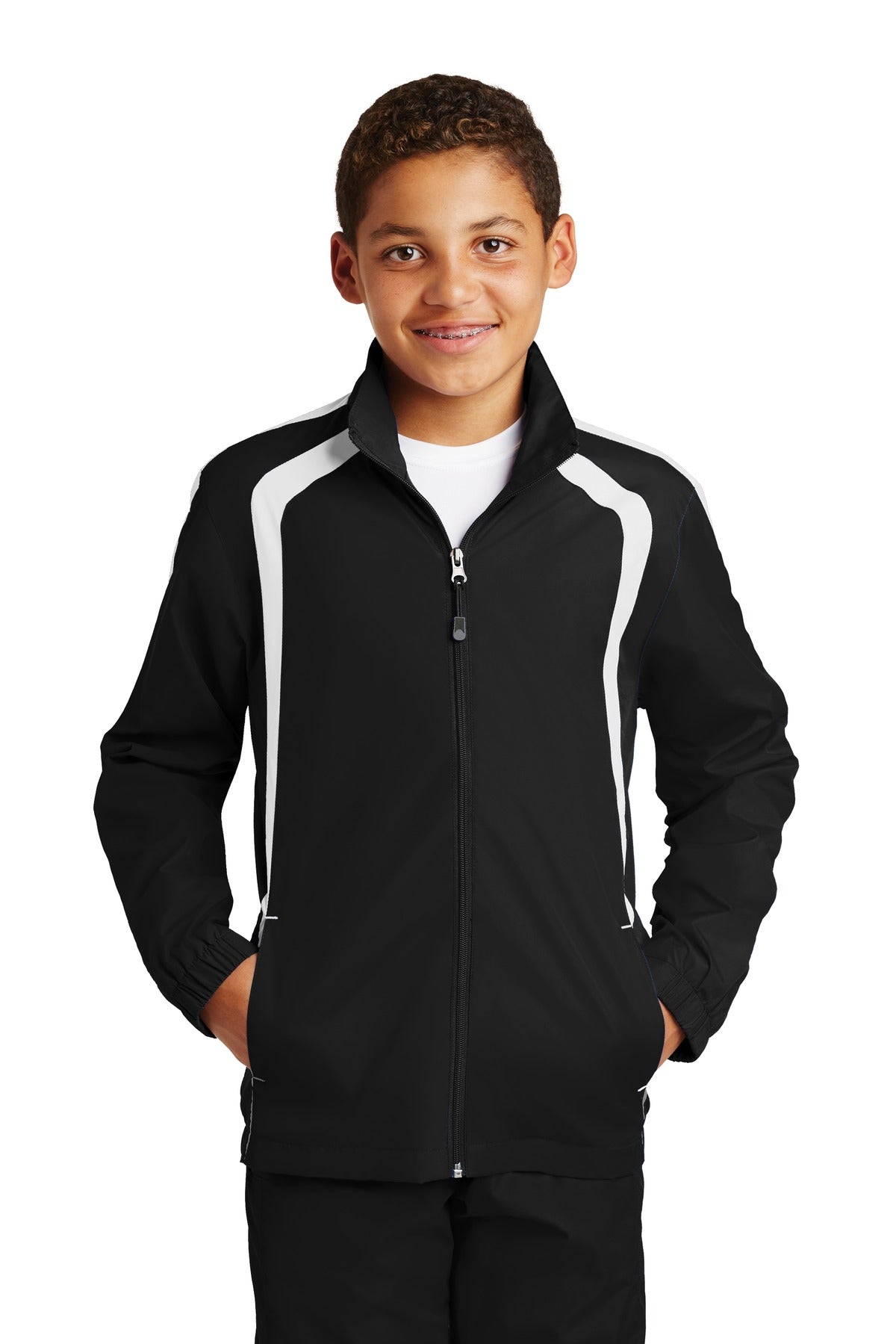 Sport-Tek® Youth Colorblock Raglan Jacket