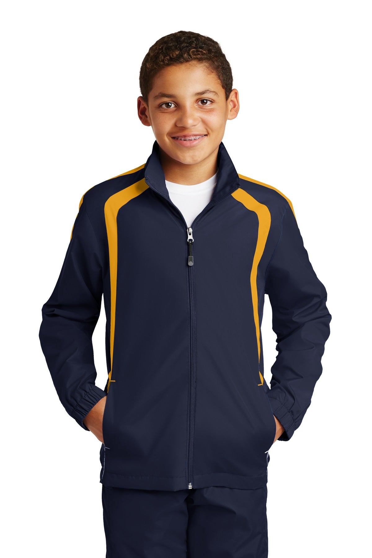 Sport-Tek® Youth Colorblock Raglan Jacket