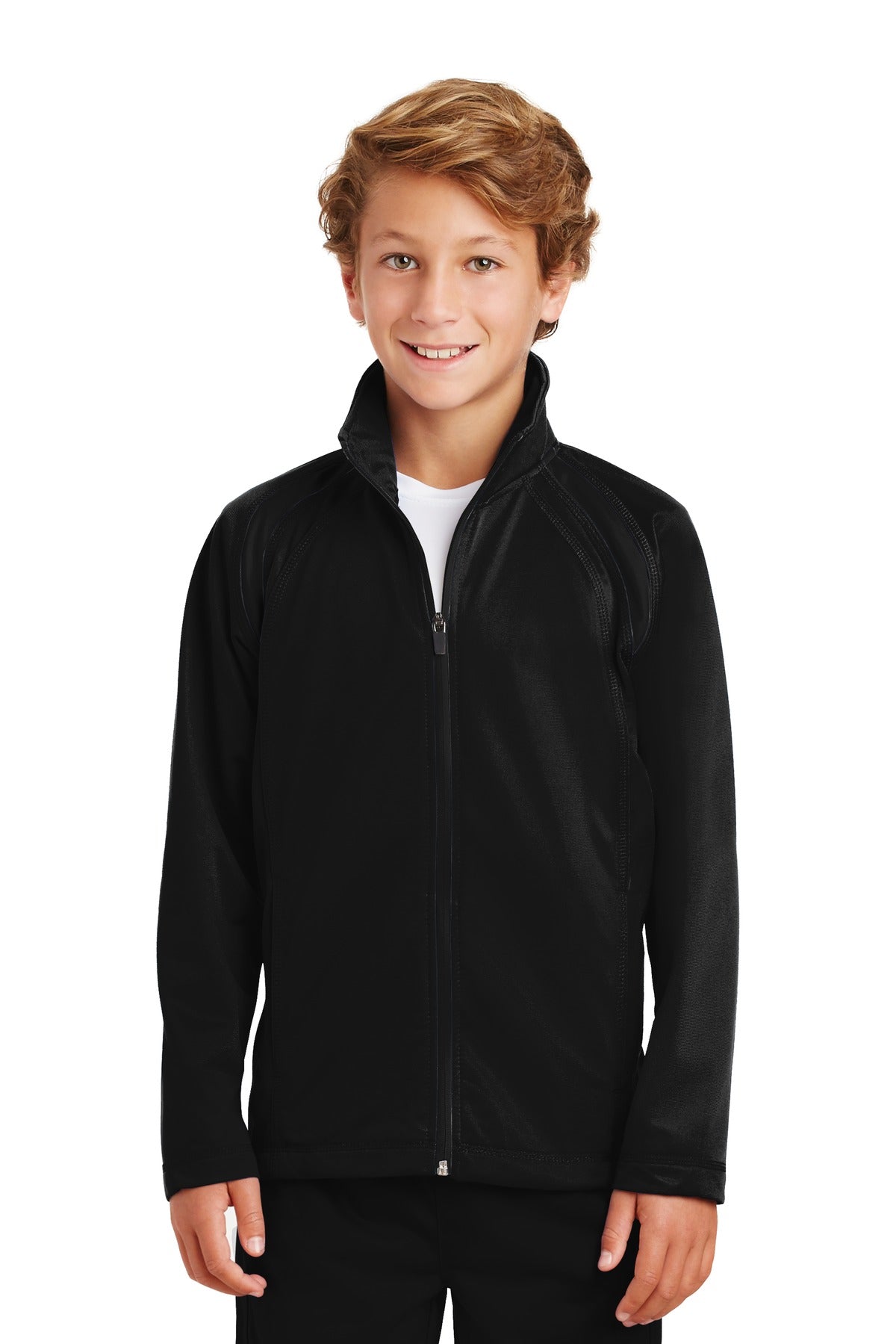 Sport-Tek® Youth Tricot Track Jacket